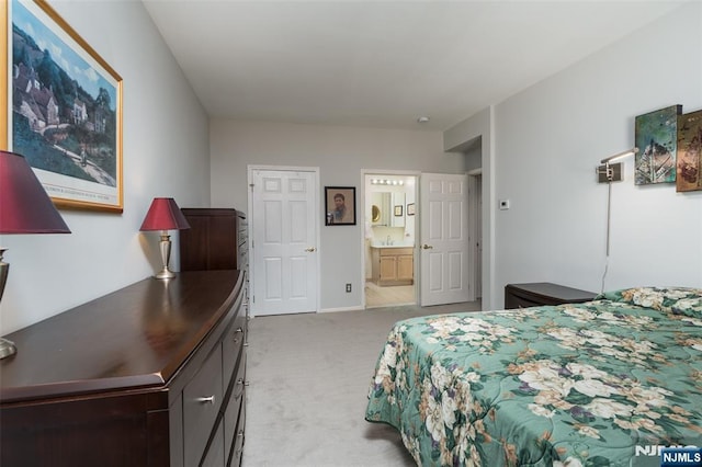 2214 Richmond Unit 2214, West Milford, NJ 07480 - bedroom featuring light carpet and connected bathroom