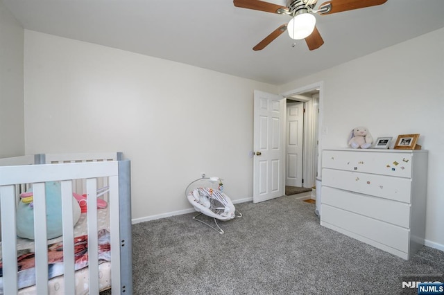 20 Card St, Hamburg, NJ 07419 - carpeted bedroom with a nursery area and a ceiling fan