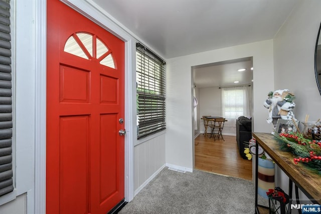 20 Card St, Hamburg, NJ 07419 - foyer featuring carpet and baseboards