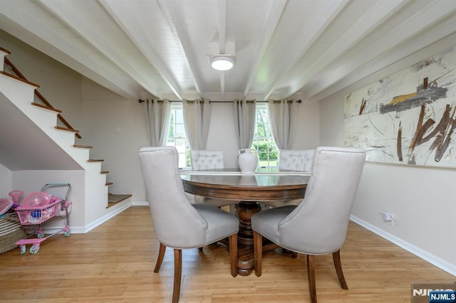 20 Card St, Hamburg, NJ 07419 - dining area with wood finished floors and stairway