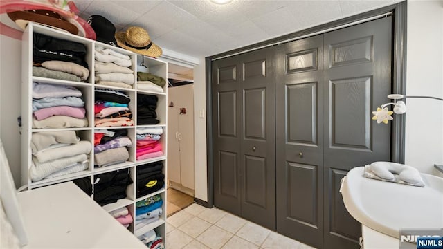 80 Union Ave, Little Ferry, NJ 07643 - spacious closet with light tile patterned floors