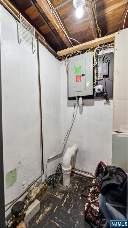 80 Union Ave, Little Ferry, NJ 07643 - unfinished below grade area with electric panel