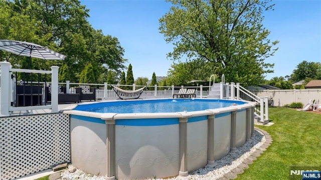 80 Union Ave, Little Ferry, NJ 07643 - view of pool with a deck