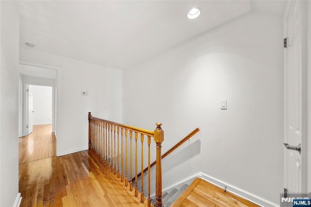 300 Gorge Rd Unit 1, Cliffside Park, NJ 07010 - stairs featuring wood finished floors and recessed lighting