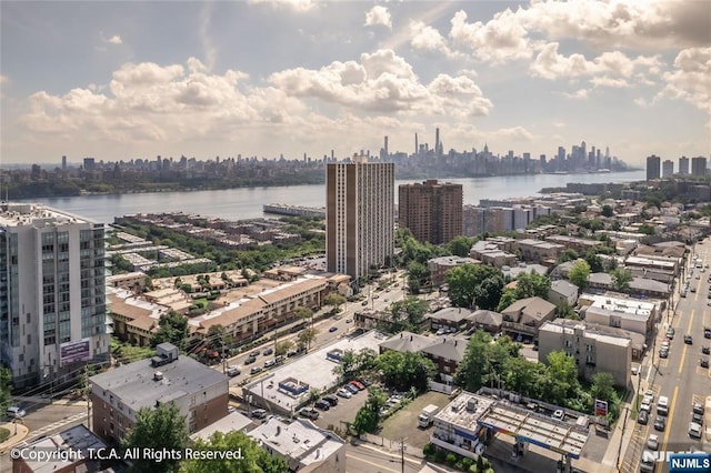 300 Gorge Rd Unit 1, Cliffside Park, NJ 07010 - aerial view of skyline and a nearby body of water