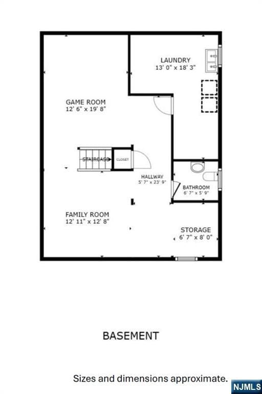 116 Springfield Ave, Hasbrouck Heights, NJ 07604 - view of room layout