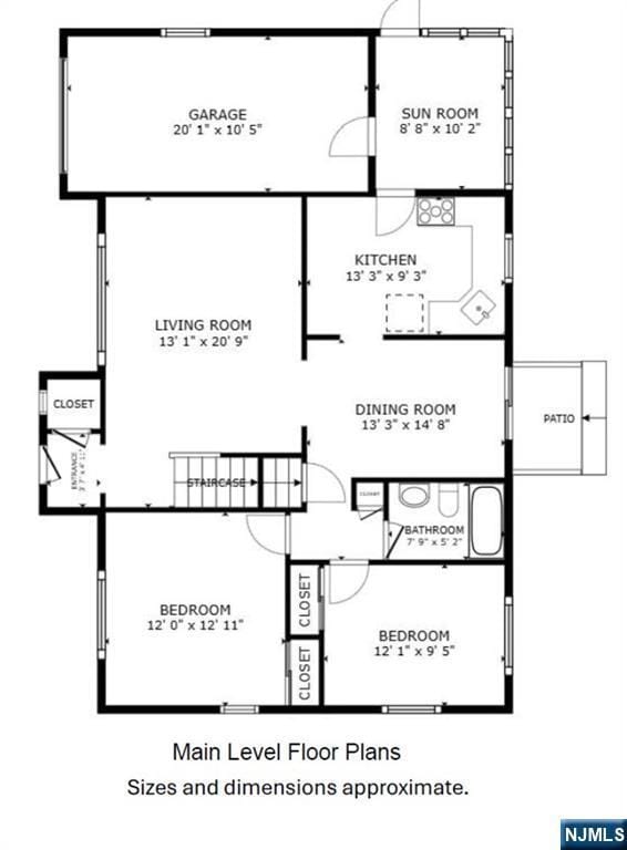 116 Springfield Ave, Hasbrouck Heights, NJ 07604 - view of room layout