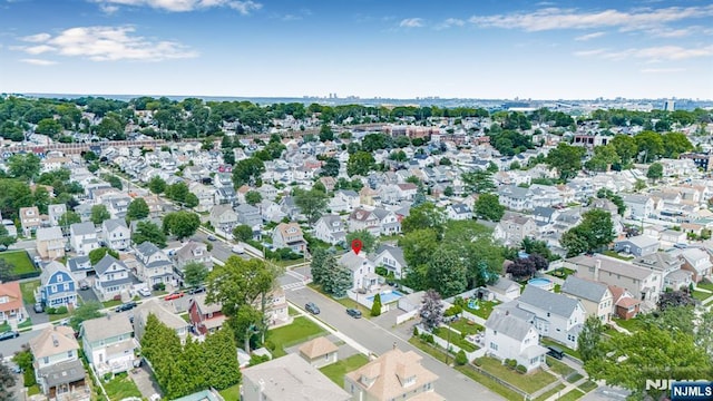 434 3rd Ave, Lyndhurst, NJ 07071 - aerial view of property's location with nearby suburban area