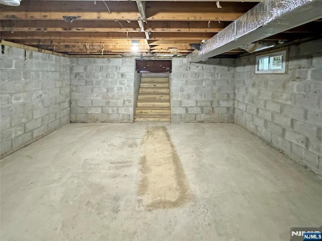 132 Lincoln Ave, Orange, NJ 07050 - basement featuring stairs