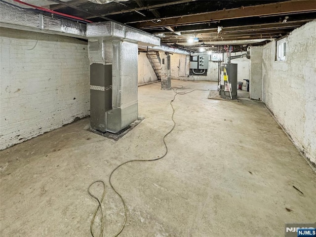 132 Lincoln Ave, Orange, NJ 07050 - below grade area featuring water heater and heating unit