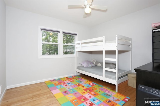 8 Cedar Rd, Dumont, NJ 07628 - bedroom with wood finished floors and ceiling fan