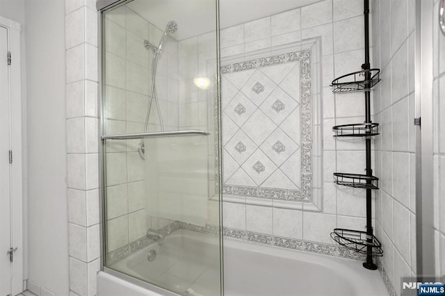 8 Cedar Rd, Dumont, NJ 07628 - full bath with shower / bath combination with glass door