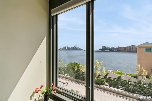 600 Harbor Blvd Unit 973/975, Weehawken, NJ 07086 - water view with nearby urban area