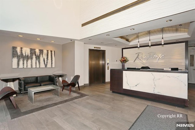 600 Harbor Blvd Unit 973/975, Weehawken, NJ 07086 - reception area with recessed lighting