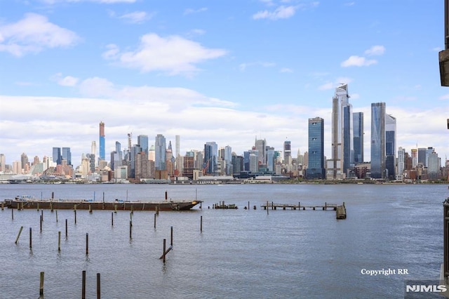600 Harbor Blvd Unit 973/975, Weehawken, NJ 07086 - view of city skyline featuring a large body of water