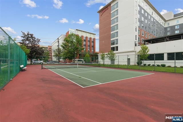53 Marrow St Unit 2605, Newark, NJ 07103 - view of tennis court featuring community basketball court