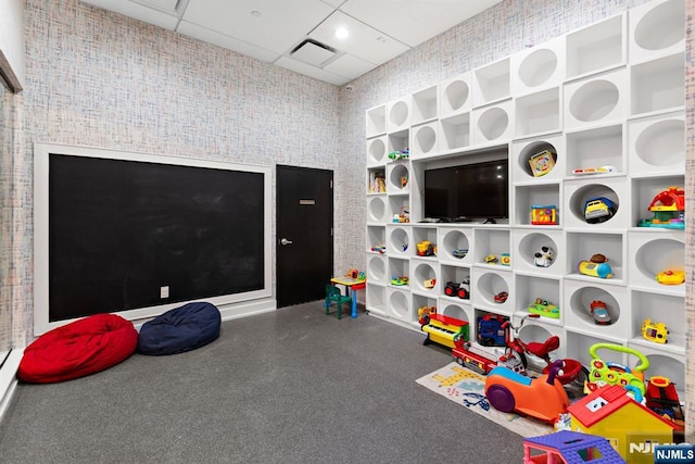 201 Marin Blvd Unit 1209, Jersey City, NJ 07302 - game room with a drop ceiling