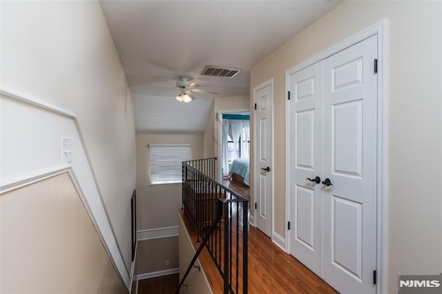 29 Concord Rd Unit F, West Milford, NJ 07480 - hall featuring an upstairs landing and wood finished floors