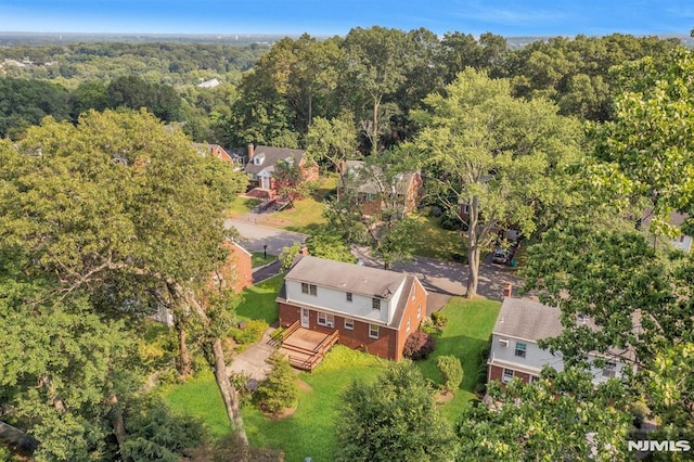 33 Ravine Dr, Hawthorne, NJ 07506 - bird's eye view of a heavily wooded area