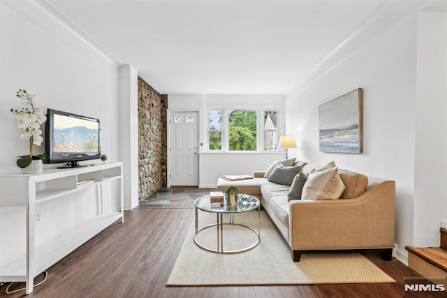 363 Amherst St, Wyckoff, NJ 07481 - living room with wood finished floors
