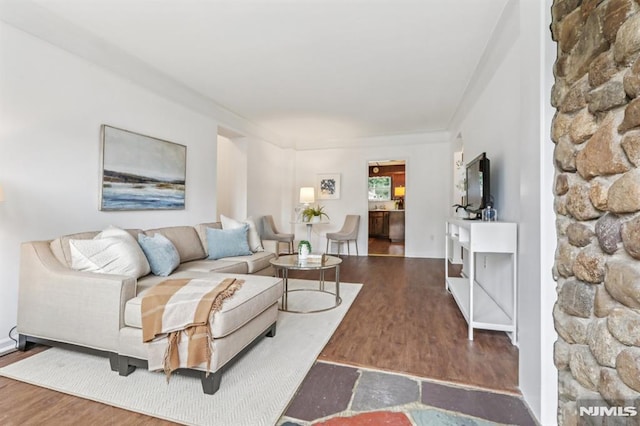 363 Amherst St, Wyckoff, NJ 07481 - living room with wood finished floors