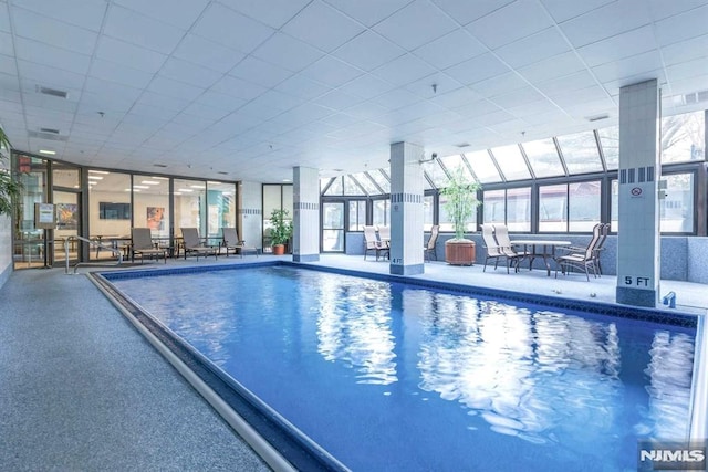 245 Prospect Ave Unit 5A, Hackensack, NJ 07601 - view of indoor pool