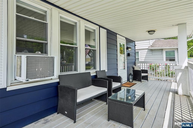 862 Lafayette Ave Extension, Hawthorne, NJ 07506 - porch with cooling unit