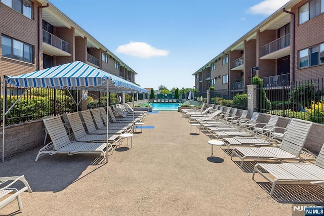 462 Liberty St Unit 109, Little Ferry, NJ 07643 - community pool featuring a patio