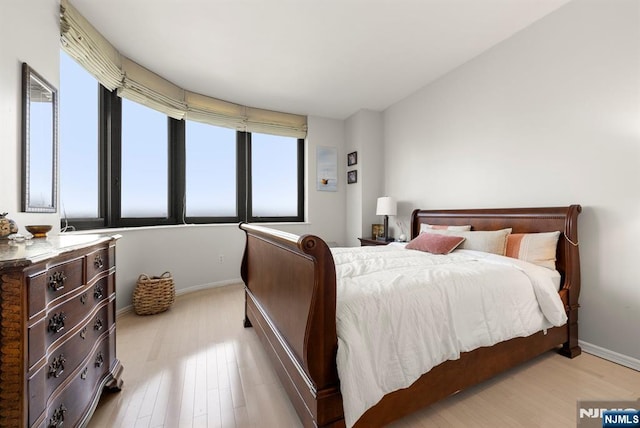 100 Carlyle Dr Unit 12K-S, Cliffside Park, NJ 07010 - bedroom featuring light wood finished floors and baseboards