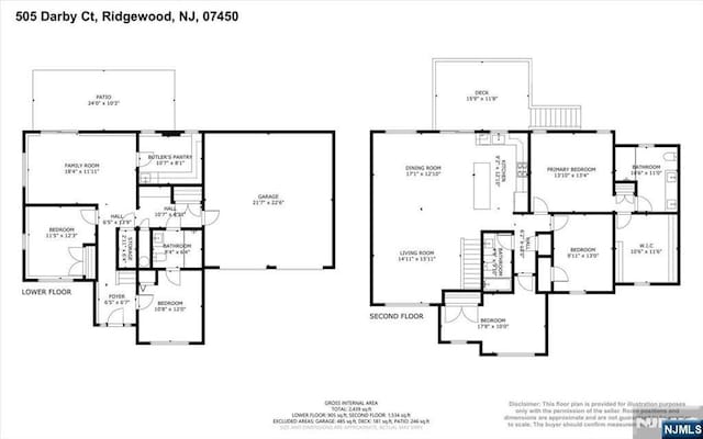 505 Darby Ct, Ridgewood, NJ 07450 - view of room layout