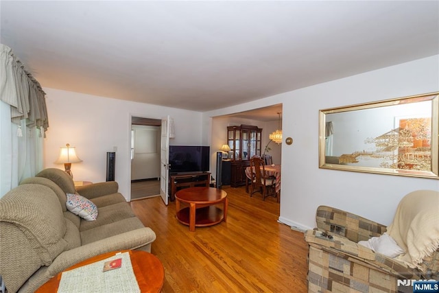 55 Rowland Ave, Hackensack, NJ 07601 - living area with light wood-style floors