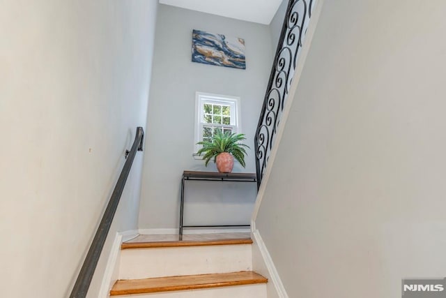 9 Westervelt Pl, Irvington, NJ 07111 - staircase with baseboards