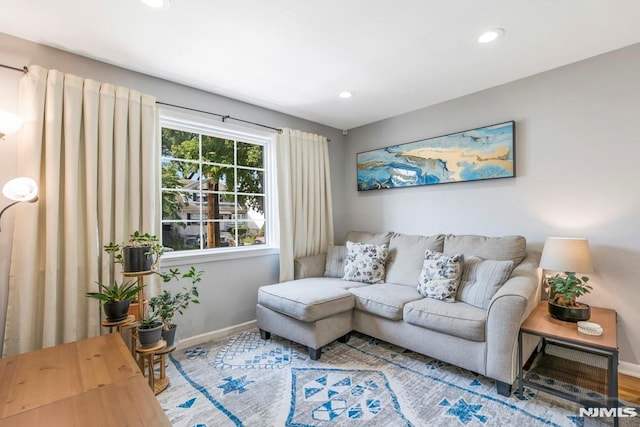 9 Westervelt Pl, Irvington, NJ 07111 - living room featuring recessed lighting and wood finished floors