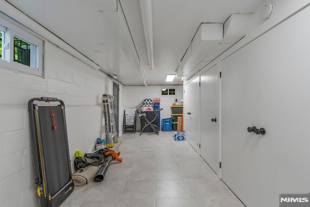 9 Westervelt Pl, Irvington, NJ 07111 - basement with concrete block wall
