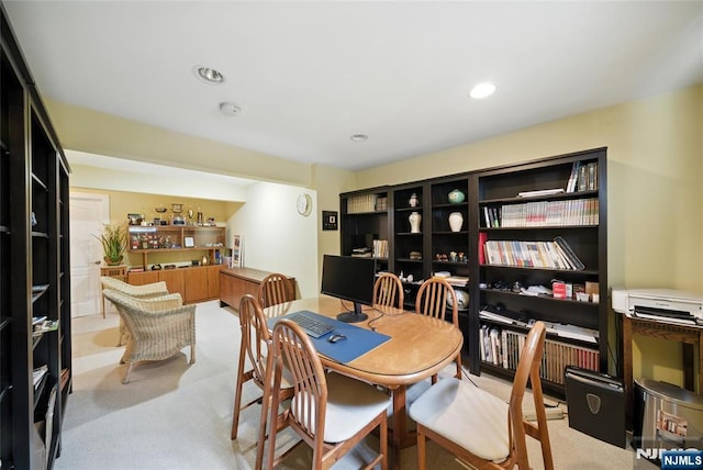 6 Highland Ave, Demarest, NJ 07627 - carpeted dining space featuring recessed lighting