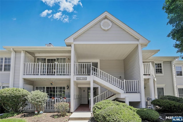 1066 Ash Dr, Mahwah, NJ 07430 - view of front of home featuring stairway