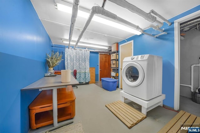 79 Newark Ave, Bloomfield, NJ 07003 - laundry area with washer / dryer