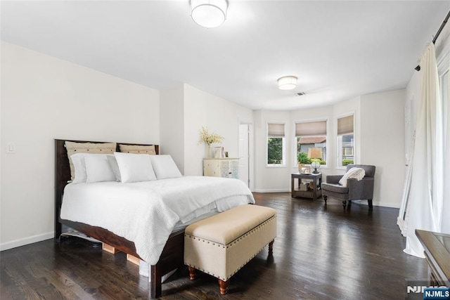 216 8th St, Cresskill, NJ 07626 - bedroom featuring dark wood-type flooring and baseboards