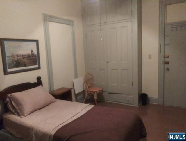 17 48th St, Weehawken, NJ 07086 - bedroom featuring wood finished floors