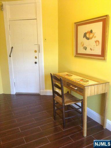 17 48th St, Weehawken, NJ 07086 - dining space with wood tiled floors
