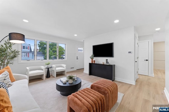 8 Marianne Ter, Secaucus, NJ 07094 - living area with light wood-type flooring and recessed lighting