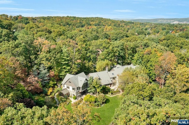 307 Freemans Ln, Franklin Lakes, NJ 07417 - view from above of property with a forest
