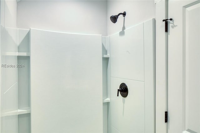 bathroom with walk in shower