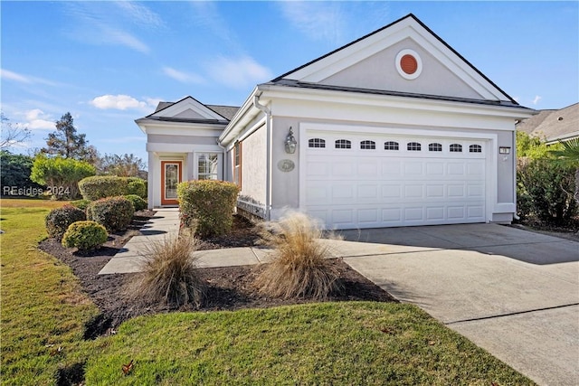 ranch-style house with a garage