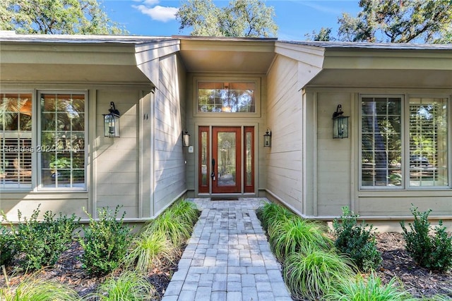 view of property entrance