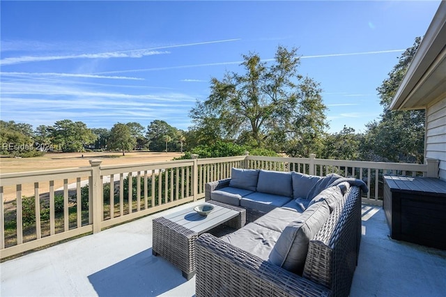 view of patio / terrace featuring outdoor lounge area