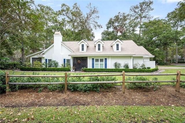 view of cape cod house