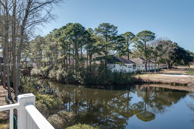 property view of water