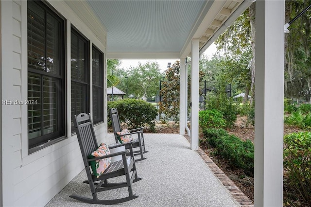 view of patio