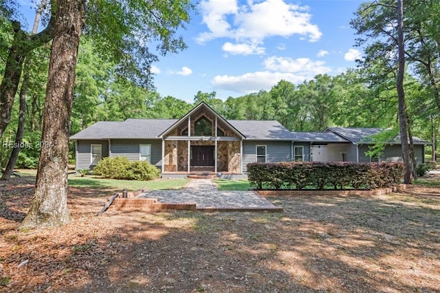 view of ranch-style home